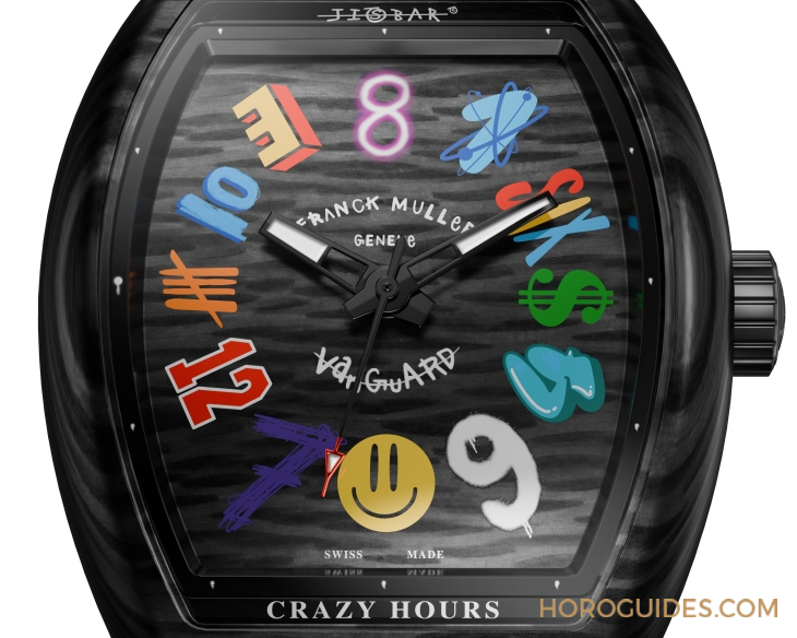 FRANCK MULLER - CRAZY HOURS - V 43 CH JSR LTD (NR) - 街頭藝術之趣！FRANCK MULLER x Jisbar推出五款限量Vanguard Crazy Hours Jisbar新錶