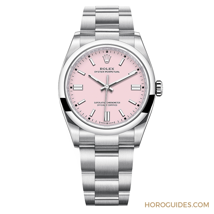 ROLEX - OYSTER PERPETUAL - 124300-0004 - 五彩繽紛！勞力士Oyster Perpetual 36一次推出五款新作