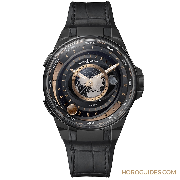 ULYSSE NARDIN - Blast - 1063-400-2A/1A - 以直觀易讀的方式,指示浩瀚宇宙的天文萬象|Ulysse Nardin Blast月之狂想世界時區腕錶