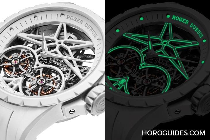 ROGER DUBUIS - EXCALIBUR - RDDBEX0900 - 製錶界首見至輕素材加持！越夜越光的Roger Dubuis Excalibur Twofold 