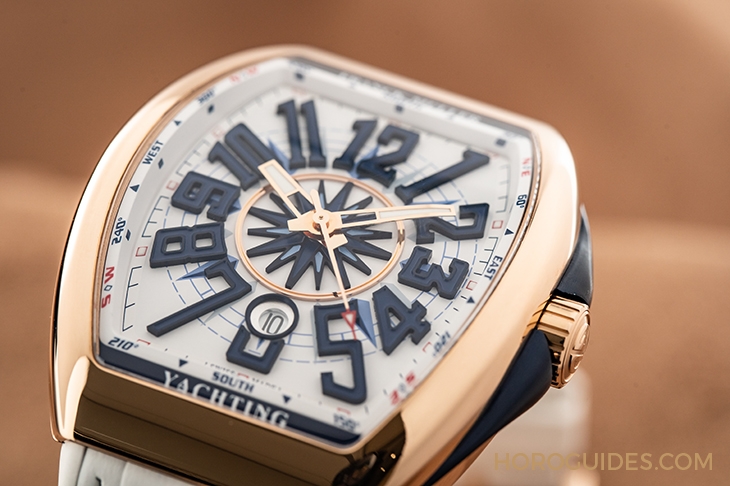FRANCK MULLER - YACHTING - V 45 S6 SQT ANCRE YACHT AC (BL) - 隨心所遇，自在由你｜和天文時創一起感受Franck Muller的不羈靈魂