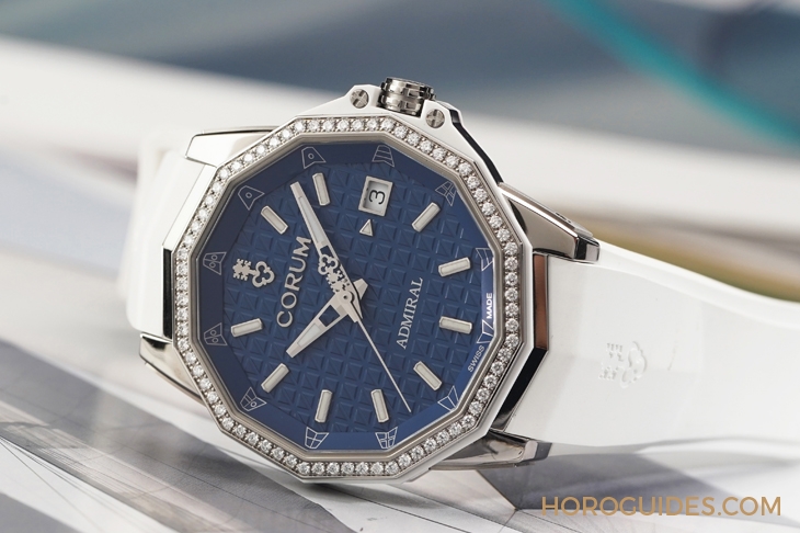 CORUM - ADMIRAL - A298/04127 - 海洋風格領航之選｜Corum海軍上將AC-One 45鏤空陀飛輪與AC-One 38女仕鑽錶
