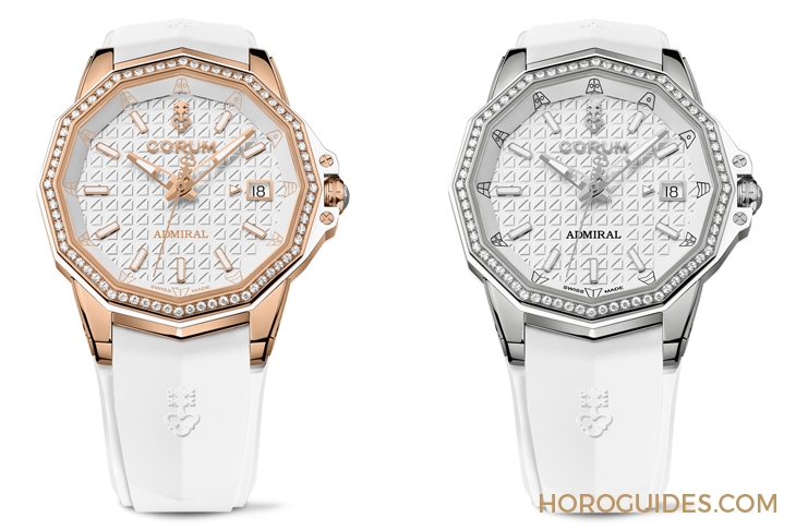 CORUM - ADMIRAL - A298/04127 - 海洋風格領航之選｜Corum海軍上將AC-One 45鏤空陀飛輪與AC-One 38女仕鑽錶