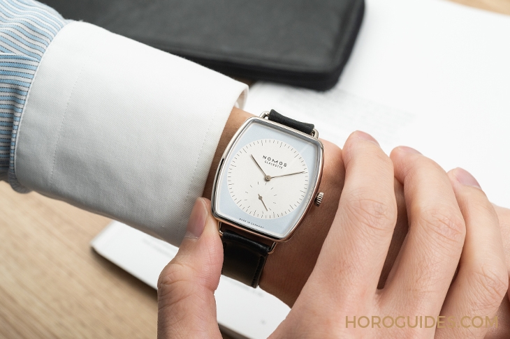 NOMOS - GOLDEN - 920 - NOMOS Lux白金腕錶,一種讓人意猶未盡的氣質美學
