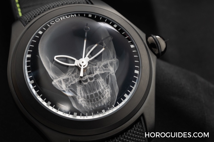 CORUM - BUBBLE - L082/04270 - 大膽狂放！泡泡裡的幽冥綠光｜Corum Bubble X Ray自動腕錶