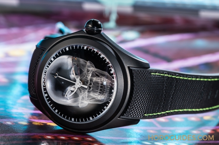 CORUM - BUBBLE - L082/04270 - 大膽狂放！泡泡裡的幽冥綠光｜Corum Bubble X Ray自動腕錶