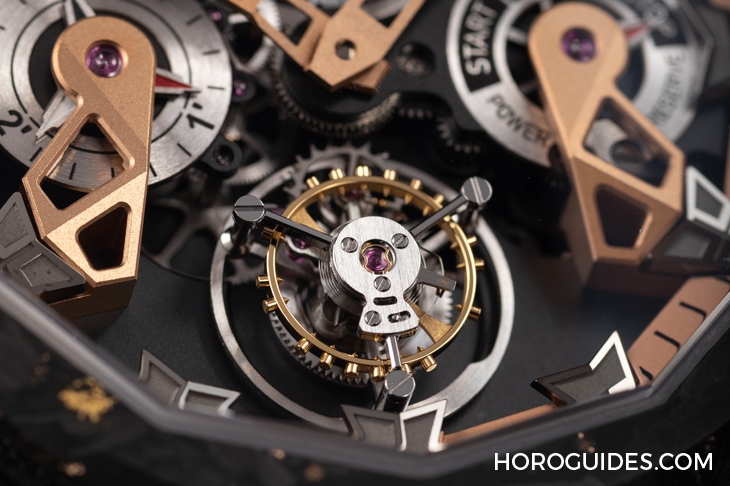 CORUM - ADMIRAL - A298/04277 - 298.100.46/F249 AD10 - 為這道剛硬厚實的輪廓，撒金｜Corum Admiral 45海軍上將飛行陀飛輪鏤空自動腕錶