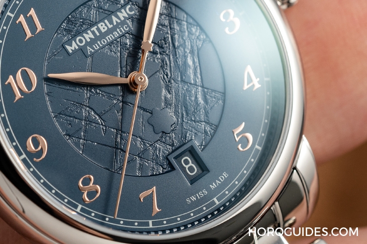 MONTBLANC - STAR - 129626 - 冰川紋藍面，暮色下的白朗峰頂印象｜Montblanc明星傳承系列限量新作