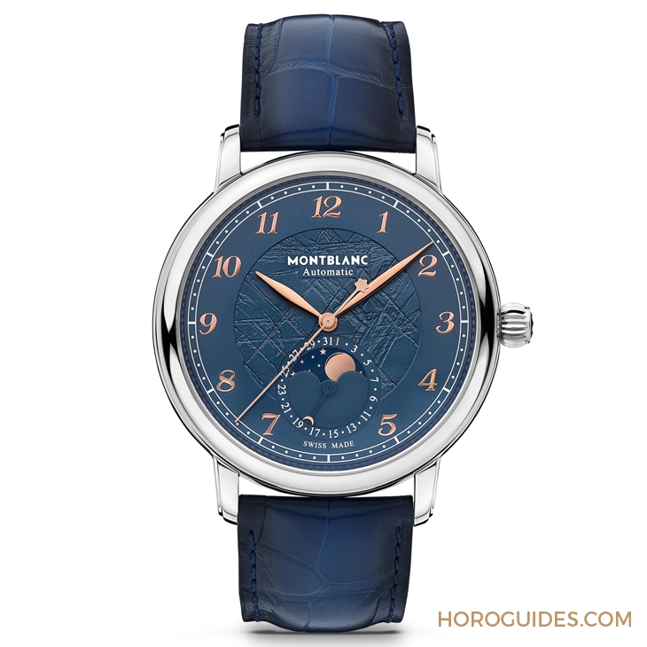 MONTBLANC - STAR - 129626 - 冰川紋藍面，暮色下的白朗峰頂印象｜Montblanc明星傳承系列限量新作