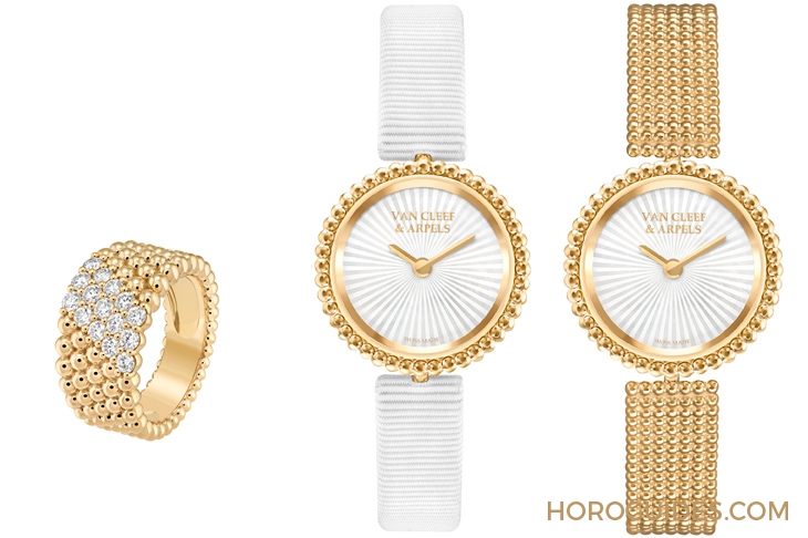 VAN CLEEF & ARPELS - PERLEE - VCARPBKK00 - 金質圓珠的流光溢彩,歡欣愉快的時光軌跡:梵克雅寶Perlée系列腕錶新作