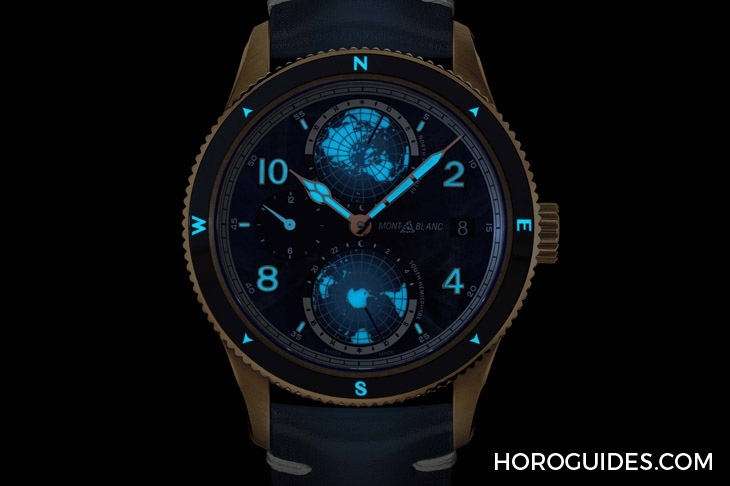 MONTBLANC - 1858 - 129415 - 零氧！耐用、精準、不起霧｜Montblanc 1858系列Geosphere世界時區零氧限量腕錶的極限探險魂