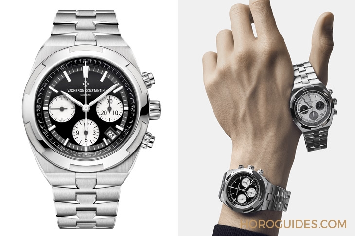 VACHERON CONSTANTIN - OVERSEAS - 5500V/110A-B686 - 黑白配，江詩丹頓Overseas計時熊貓面登場