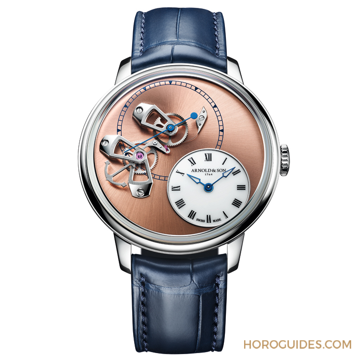 ARNOLD & Son - DSTB - 1ATCX.P01A.C200X - 從跳秒到超大月相－－盤點Arnold & Son招牌設計，看懂這個品牌得自古老航海時計的內涵