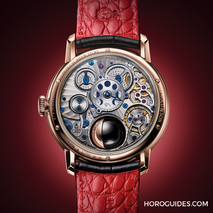 ARNOLD & Son - DSTB - 1ATCX.P01A.C200X - 從跳秒到超大月相－－盤點Arnold & Son招牌設計，看懂這個品牌得自古老航海時計的內涵