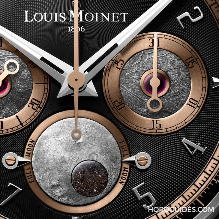 Louis Moinet - COSMIC ART - LM-135.50.V1 - 史上運用最多種隕石的腕錶現身SHH台北101頂級鐘錶概念店|Louis Moinet拾集隕石碎片的浪漫而來