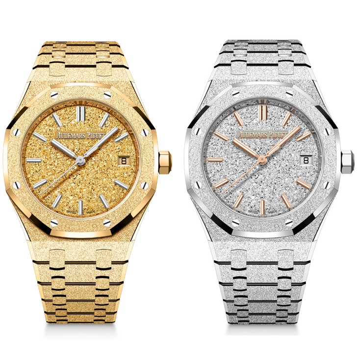 AUDEMARS PIGUET - ROYAL OAK - 77450BA.GG.1361BA.01 - 擁抱經典工藝也探索創新技術，看愛彼AP如何玩轉貴金屬的多重魅力｜2024年新作精選