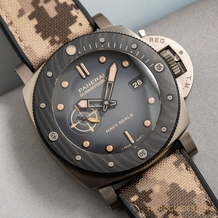 PANERAI - SUBMERSIBLE - PAM01521 - 沛納海攜手海豹部隊跨出美國本土出任務|Panerai Submersible QuarantaQuattro Navy SEAL系列腕錶
