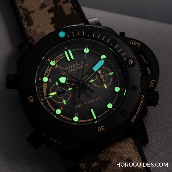 PANERAI - SUBMERSIBLE - PAM01521 - 沛納海攜手海豹部隊跨出美國本土出任務|Panerai Submersible QuarantaQuattro Navy SEAL系列腕錶