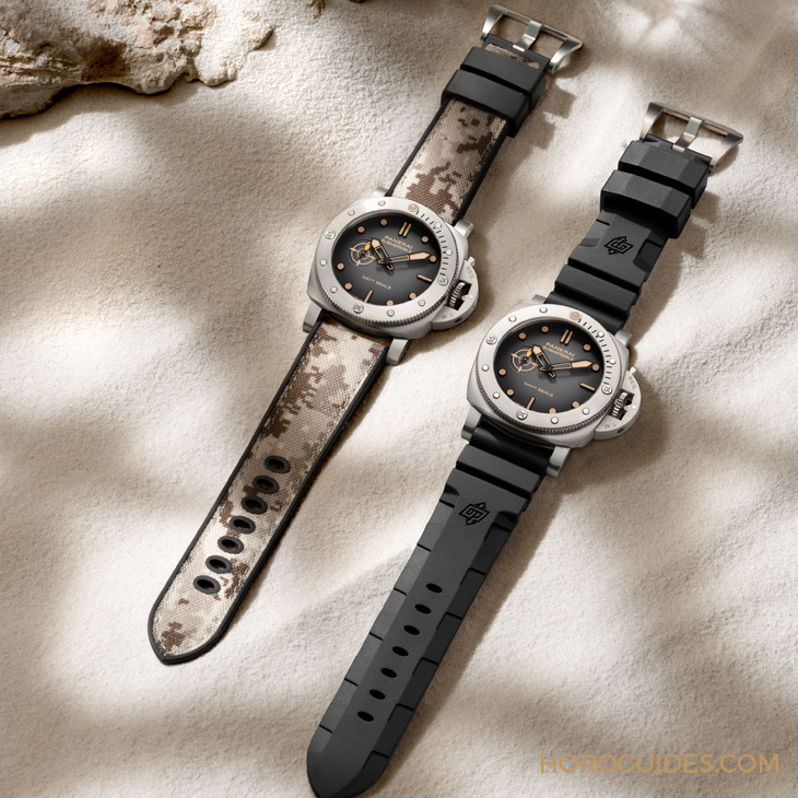 PANERAI - SUBMERSIBLE - PAM01521 - 沛納海攜手海豹部隊跨出美國本土出任務|Panerai Submersible QuarantaQuattro Navy SEAL系列腕錶