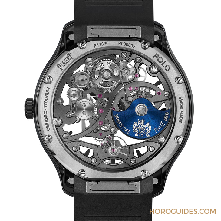 PIAGET - POLO - G0A49011 - 風雅動感再進化｜Piaget Polo系列黑陶瓷超薄鏤空自動上鍊腕錶