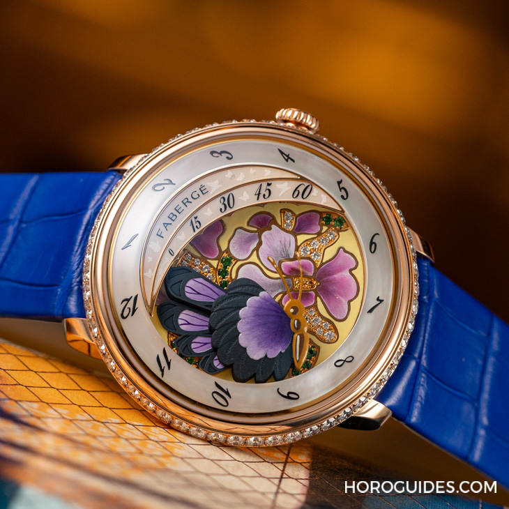 FABERGÉ - COMPLIQUÉE  - （Compliquée Butterfly Gardenia Platinum Jubilee Edition） - 蝶翼開展了，時間經過了｜Fabergé × SHH Compliquée Platinum Jubilee Edition腕錶