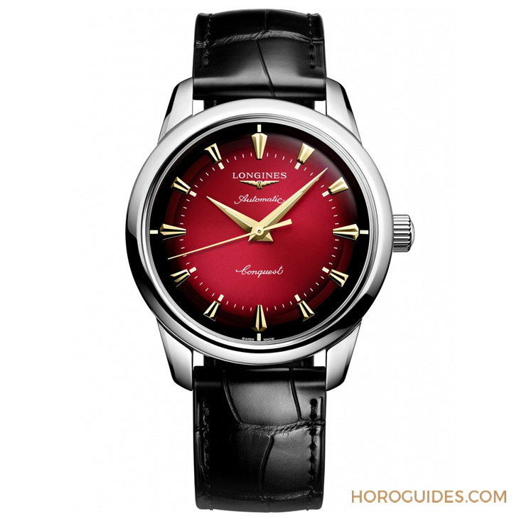 LONGINES - FLAGSHIP - L4.815.4.09.2 - 紅運當頭迎新年! 新春8款紅色腕錶推薦