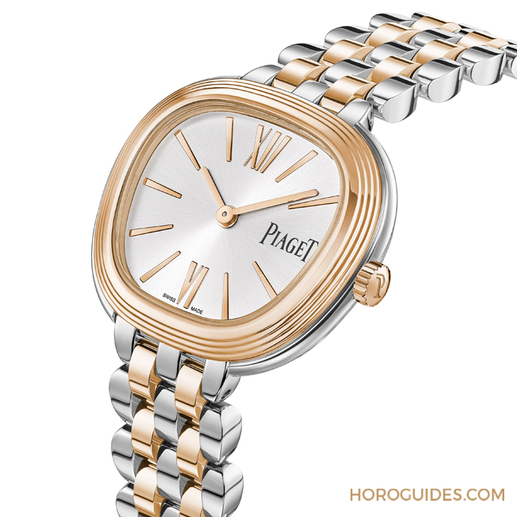 PIAGET - BLACK TIE - G0A50237 - 結合大膽輪廓與金質光影的復古魅力|PIAGET Polo 79腕錶白金版現身、梯形錶殼Sixtie腕錶初亮相