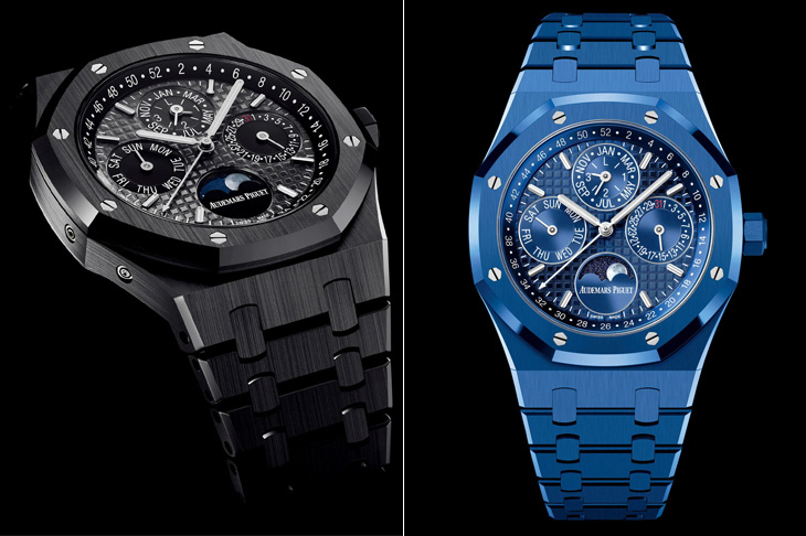 AUDEMARS PIGUET - ROYAL OAK - 26674SG.OO.1320SG.01 - 全新自動上鍊萬年曆機芯7138、「雲夜藍50」陶瓷新色，Audemars Piguet愛彼150年週年話題新作強勢連發