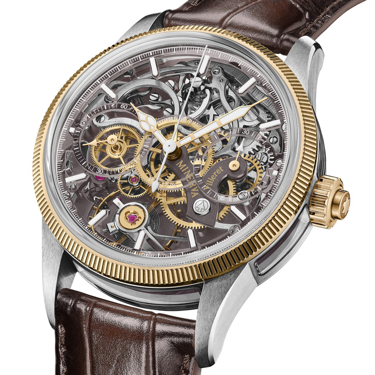 MONTBLANC - 1858 - 134281 - 以盡賞機芯為首務,MONTBLANC 1858系列Unveiled Minerva計時腕錶限量版100