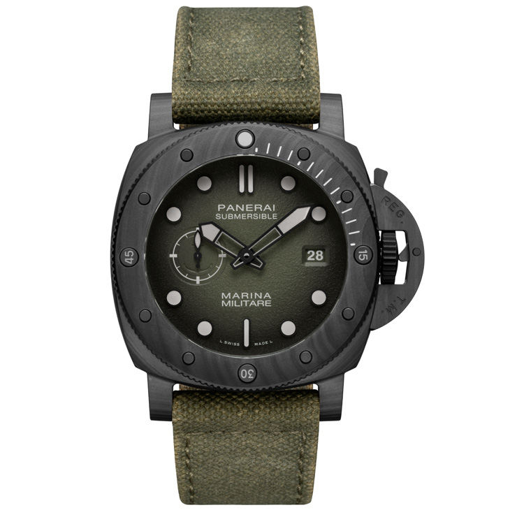 PANERAI - SUBMERSIBLE - PAM01697 - 軍事本色，與義大利海軍航空隊同行｜PANERAI Submersible Marina Militare系列PAM01697、PAM01698