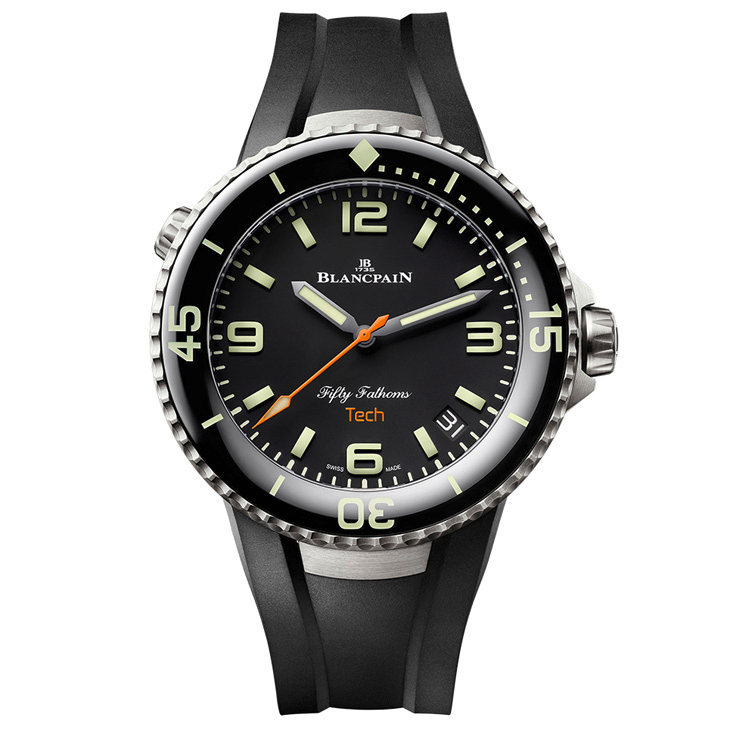 BLANCPAIN - FIFTY FATHOMS - 5029-12B30-94A - 寶珀全新錶帶快拆系統,五十噚Tech-nicolors腕錶率先採用