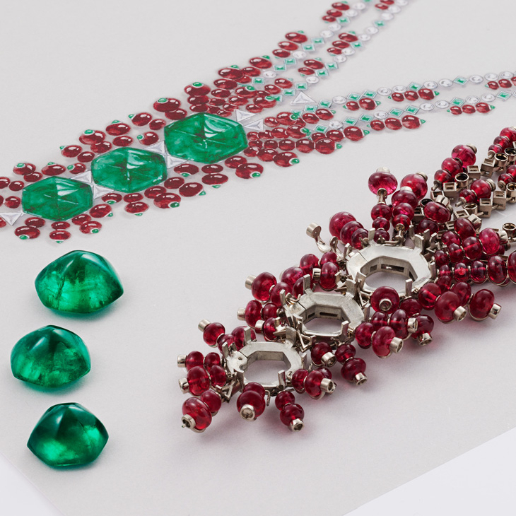 CARTIER - TRESSAGE - HPI01690 - 自然藝境，Cartier 2025年頂級珠寶展