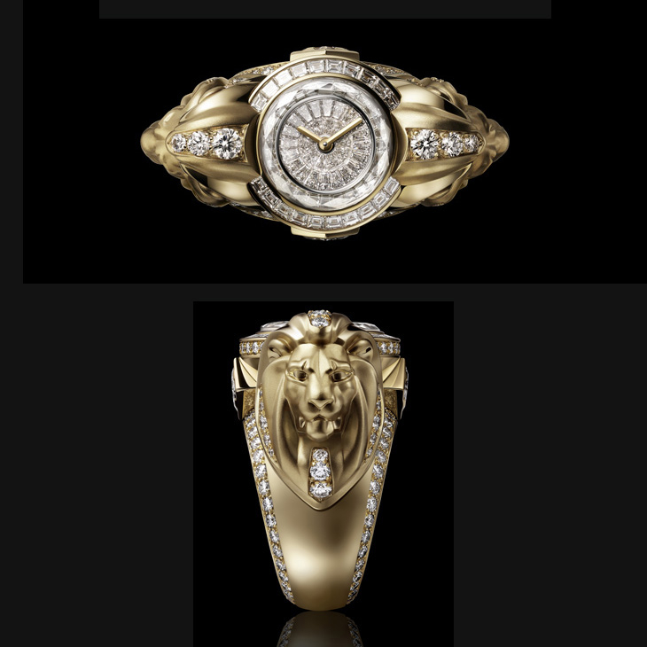 CHANEL - 高級鐘錶 - （Diamonds Astroclock座鐘） - 以獅形雕塑守護時間｜CHANEL The Lion of Mademoiselle系列時計