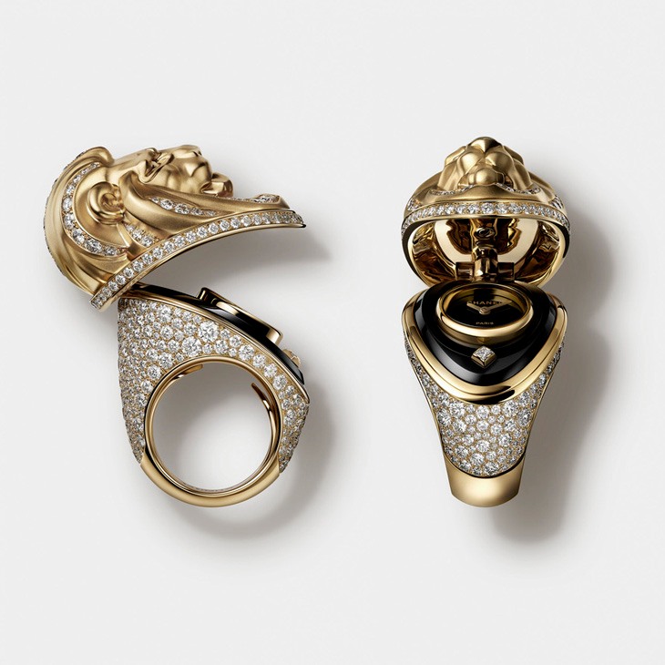 CHANEL - 高級鐘錶 - （Diamonds Astroclock座鐘） - 以獅形雕塑守護時間｜CHANEL The Lion of Mademoiselle系列時計