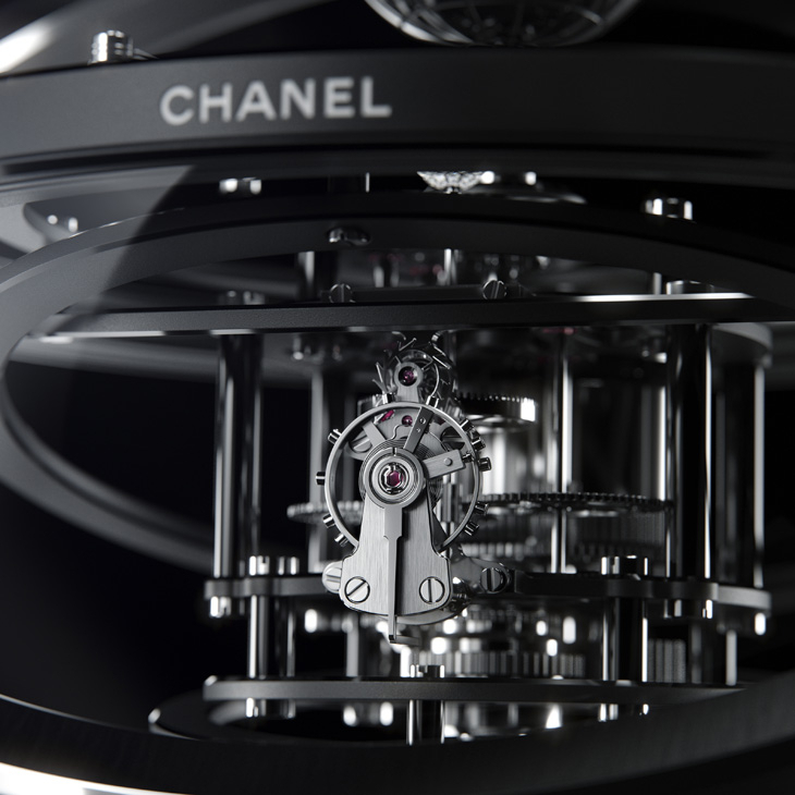 CHANEL - 高級鐘錶 - （Diamonds Astroclock座鐘） - 以獅形雕塑守護時間｜CHANEL The Lion of Mademoiselle系列時計