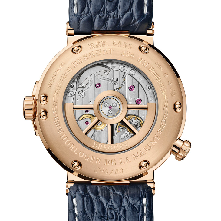 BREGUET - MARINE - 5555BH/YS/9WV - 俯瞰夜裡燈火:寶璣250周年紀念腕錶第五章, Marine Hora Mundi 5555腕錶