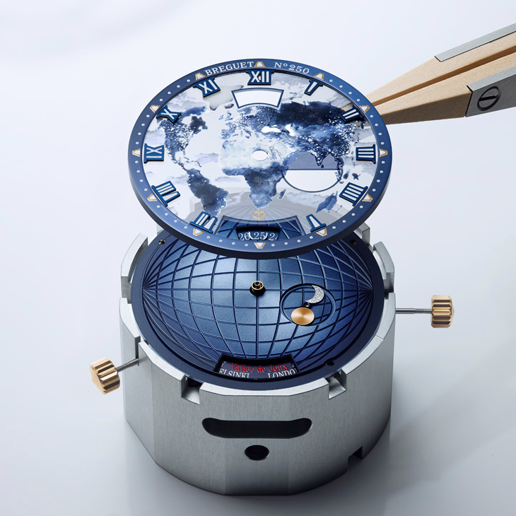 BREGUET - MARINE - 5555BH/YS/9WV - 俯瞰夜裡燈火:寶璣250周年紀念腕錶第五章, Marine Hora Mundi 5555腕錶