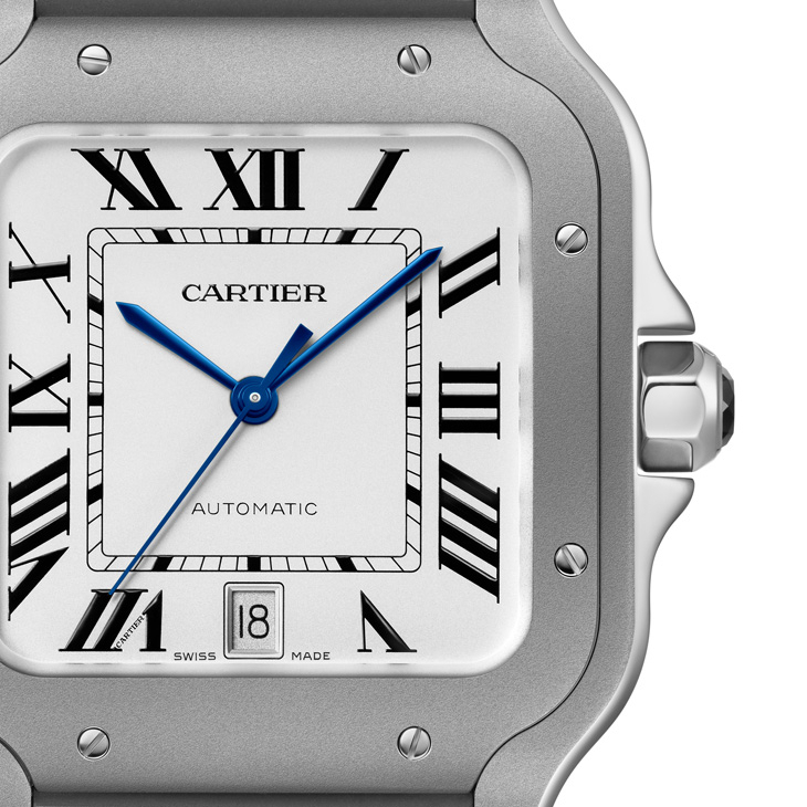 CARTIER - SANTOS DE CARITER - WSSA0089 - 微噴砂鈦金屬錶殼、導入夜光效果|Santos de Cartier大型款2025年新作