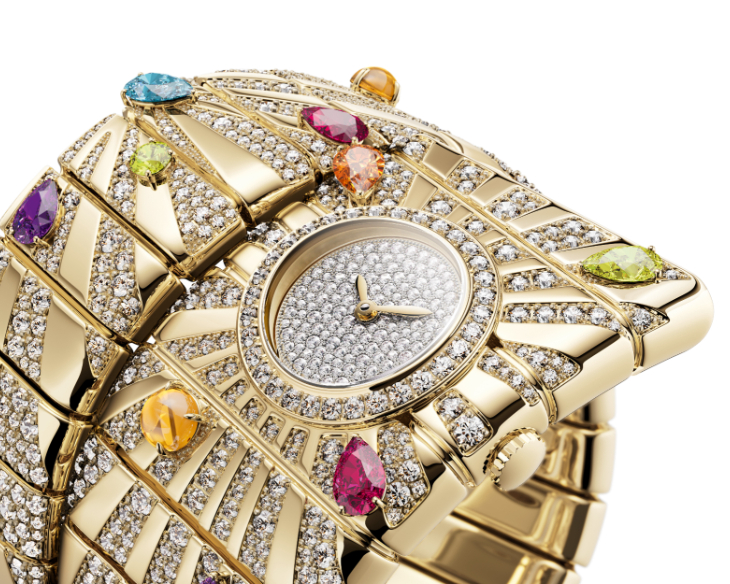 BVLGARI - 高級珠寶腕錶 - 104328 - 機械與工藝並重,BVLGARI以金燦姿態定義高級女錶之巔