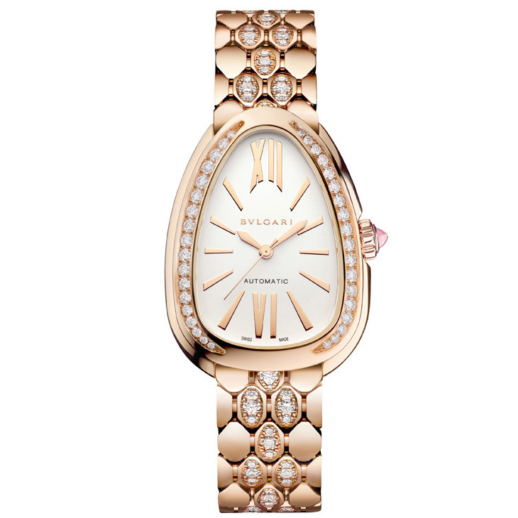 BVLGARI - 高級珠寶腕錶 - 104328 - 機械與工藝並重,BVLGARI以金燦姿態定義高級女錶之巔