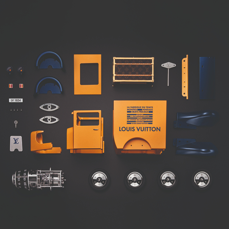 LOUIS VUITTON - 精湛工藝 - (LOUIS VUITTON CAMIONNETTE) - 連胎紋都是「LV」的復古小貨車|Louis Vuitton Camionnette座鐘