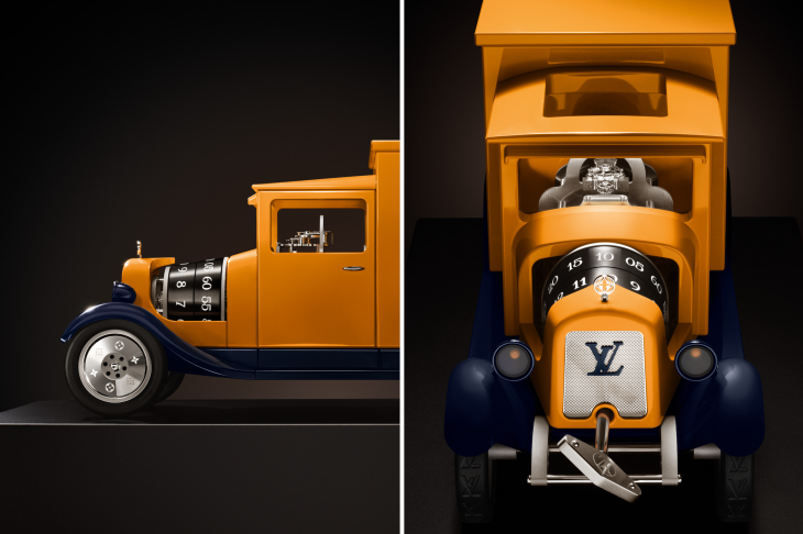 LOUIS VUITTON - 精湛工藝 - (LOUIS VUITTON CAMIONNETTE) - 連胎紋都是「LV」的復古小貨車|Louis Vuitton Camionnette座鐘
