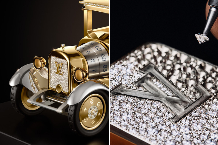 LOUIS VUITTON - 精湛工藝 - (LOUIS VUITTON CAMIONNETTE) - 連胎紋都是「LV」的復古小貨車|Louis Vuitton Camionnette座鐘