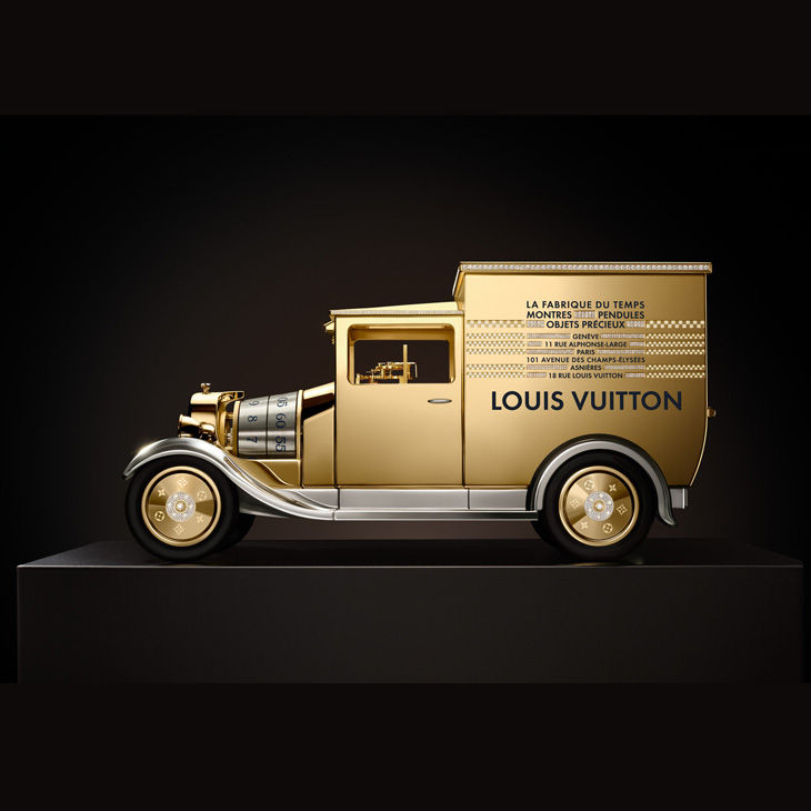 LOUIS VUITTON - 精湛工藝 - (LOUIS VUITTON CAMIONNETTE) - 連胎紋都是「LV」的復古小貨車|Louis Vuitton Camionnette座鐘