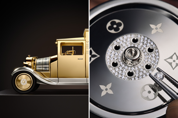 LOUIS VUITTON - 精湛工藝 - (LOUIS VUITTON CAMIONNETTE) - 連胎紋都是「LV」的復古小貨車|Louis Vuitton Camionnette座鐘