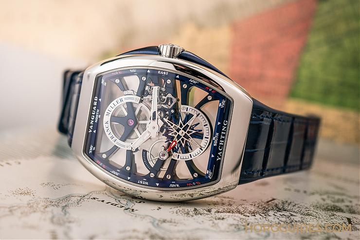 FRANCK MULLER - YACHTING - V 45 S6 SQT ANCRE YACHT AC (BL) - 隨心所遇，自在由你｜和天文時創一起感受Franck Muller的不羈靈魂