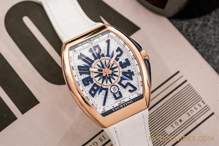 FRANCK MULLER - YACHTING - V 45 S6 SQT ANCRE YACHT AC (BL) - 隨心所遇，自在由你｜和天文時創一起感受Franck Muller的不羈靈魂