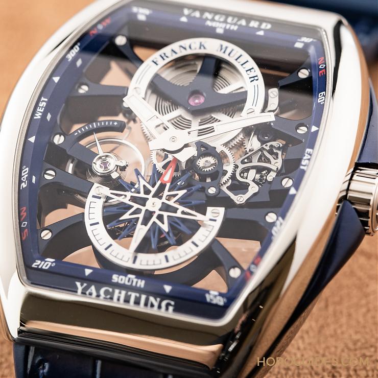 FRANCK MULLER - YACHTING - V 45 S6 SQT ANCRE YACHT AC (BL) - 隨心所遇，自在由你｜和天文時創一起感受Franck Muller的不羈靈魂