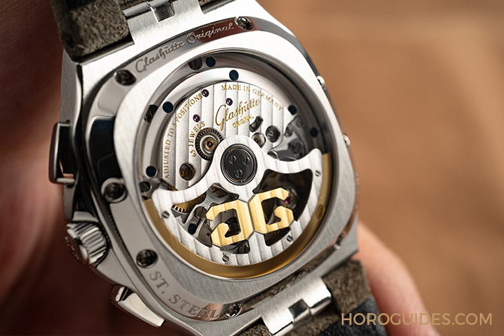 GLASHÜTTE ORIGINAL - SENATOR - 1-37-02-09-02-63 - 好Funky的復古錶!格拉蘇蒂原創Seventies Chronograph墨玉綠面盤