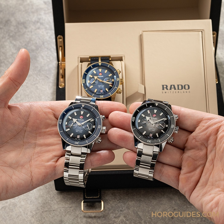 RADO - CAPTAIN COOK - R32146208 - 陶瓷圈計時潛水錶最新選擇｜RADO雷達表庫克船長計時碼錶【名錶上手】